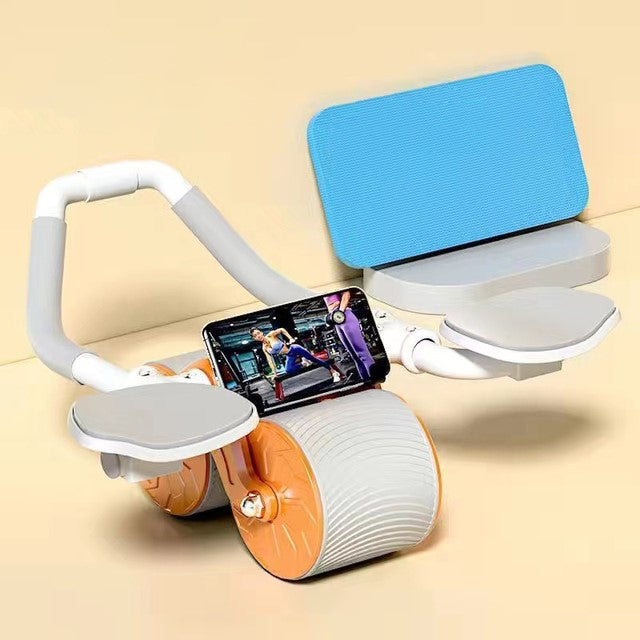 MOLOO-AB-Roller-met-Timer-Oranje-Wielroller-Buikspierwiel-Home-Workout