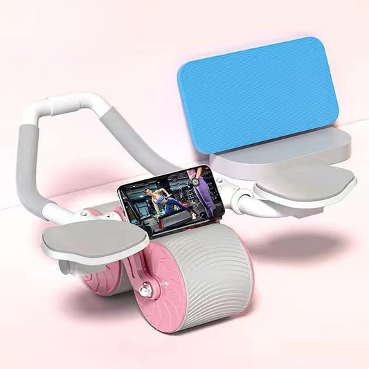 MOLOO-AB-Roller-met-Timer-Roze-Wielroller-Buikspierwiel-Home-Workout