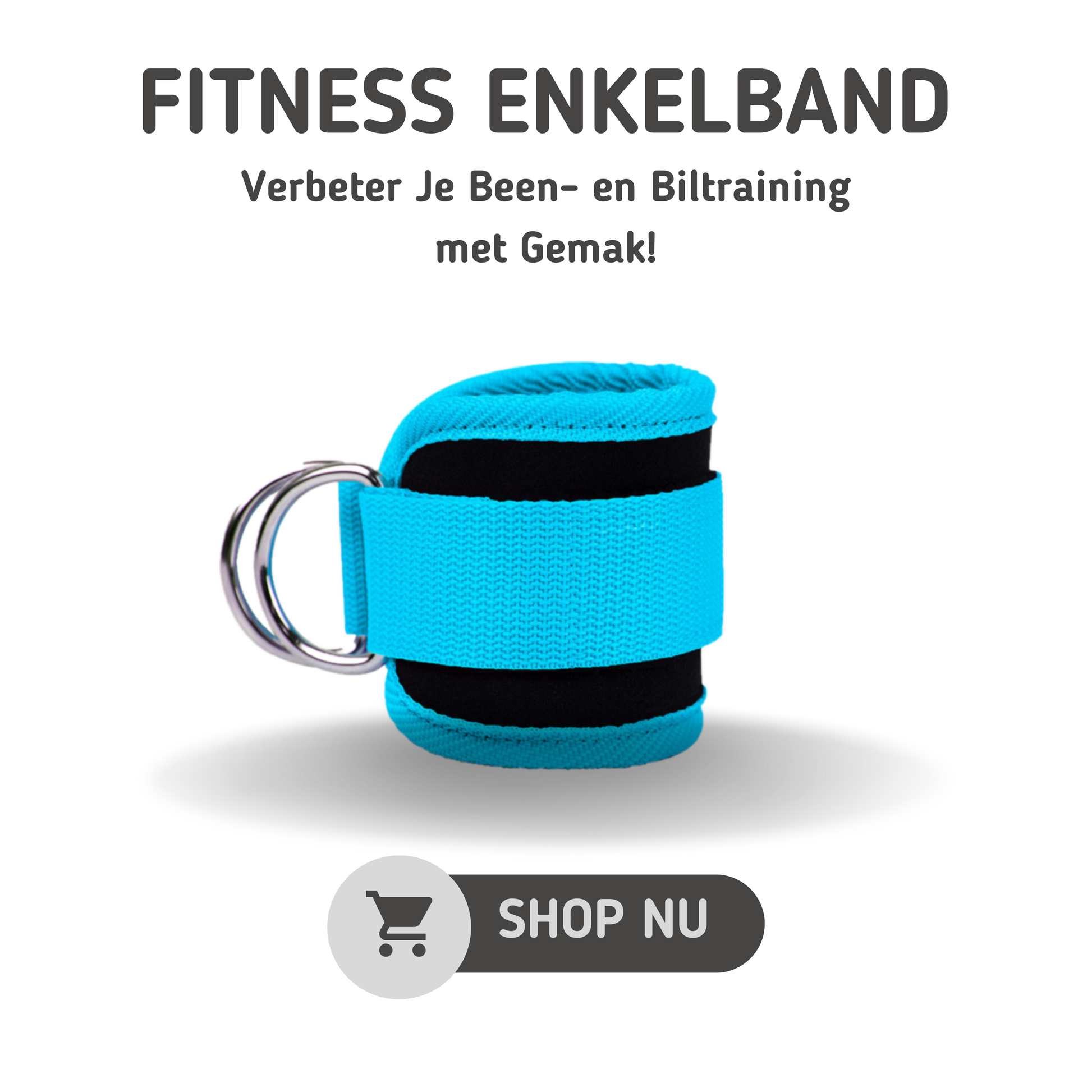 MOLOO-Ankle-Strap-Blauw-Fitness-Enkel-strap-Enkelband-Kickbacks-Ankle-Cuff-Strap