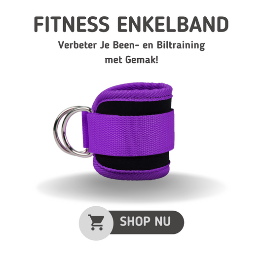 MOLOO-Ankle-Strap-Paars-Fitness-Enkel-strap-Enkelband-Kickbacks-Ankle-Cuff-Strap
