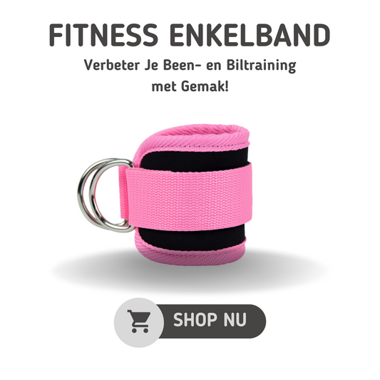 MOLOO-Ankle-Strap-Roze-Fitness-Enkel-strap-Enkelband-Kickbacks-Ankle-Cuff-Strap