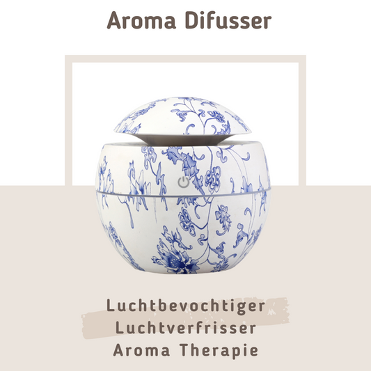     MOLOO-Aroma-Difusser-Blauw-Luchtbevochtiger-luchtverfrisser-Aroma-therapie-LED-USB