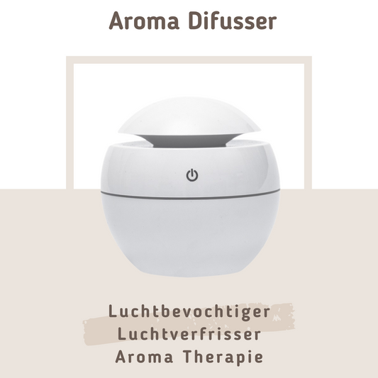MOLOO-Aroma-Difusser-Wit-Luchtbevochtiger-luchtverfrisser-Aroma-therapie-LED-USB