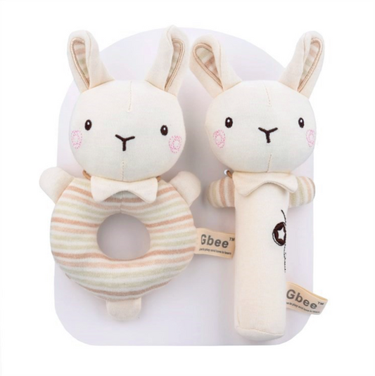 MOLOO-Baby-Rammelaar-Konijntje-Set-Van-2-Pols-en-Voetrammelaar-Armbandjes