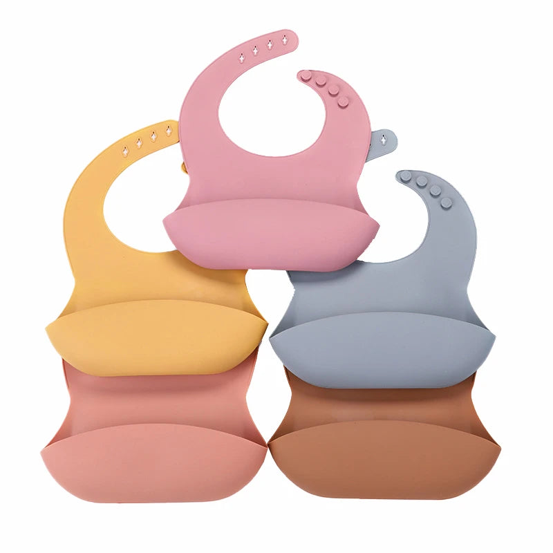 MOLOO-Baby-Slab-Siliconen-Slabber-Met-Opvangbakje-Licht-Roze