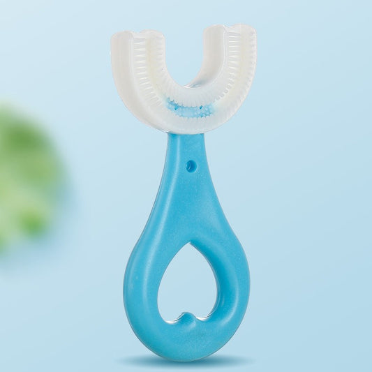 MOLOO-Baby-Tandenborstel-Blauw-Klein-Tandjes-Handtandenborstel