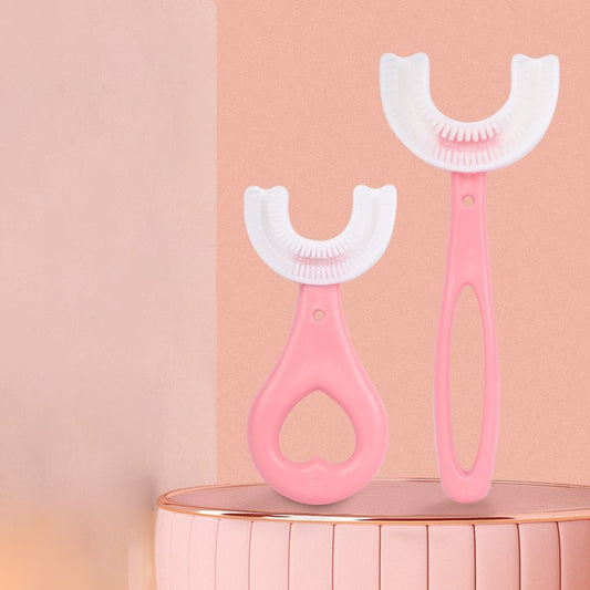 MOLOO-Baby-Tandenborstel-Roze-Groot-Tandjes-Handtandenborstel