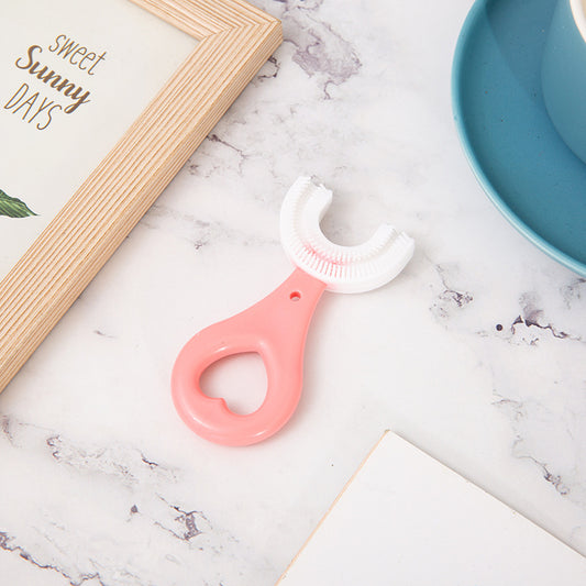 MOLOO-Baby-Tandenborstel-Roze-Klein-Tandjes-Handtandenborstel