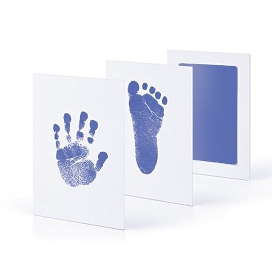    MOLOO-Baby-handafdruk-en-voetafdruk-Fotolijstje-Licht-Blauw-Kraamcadeau
