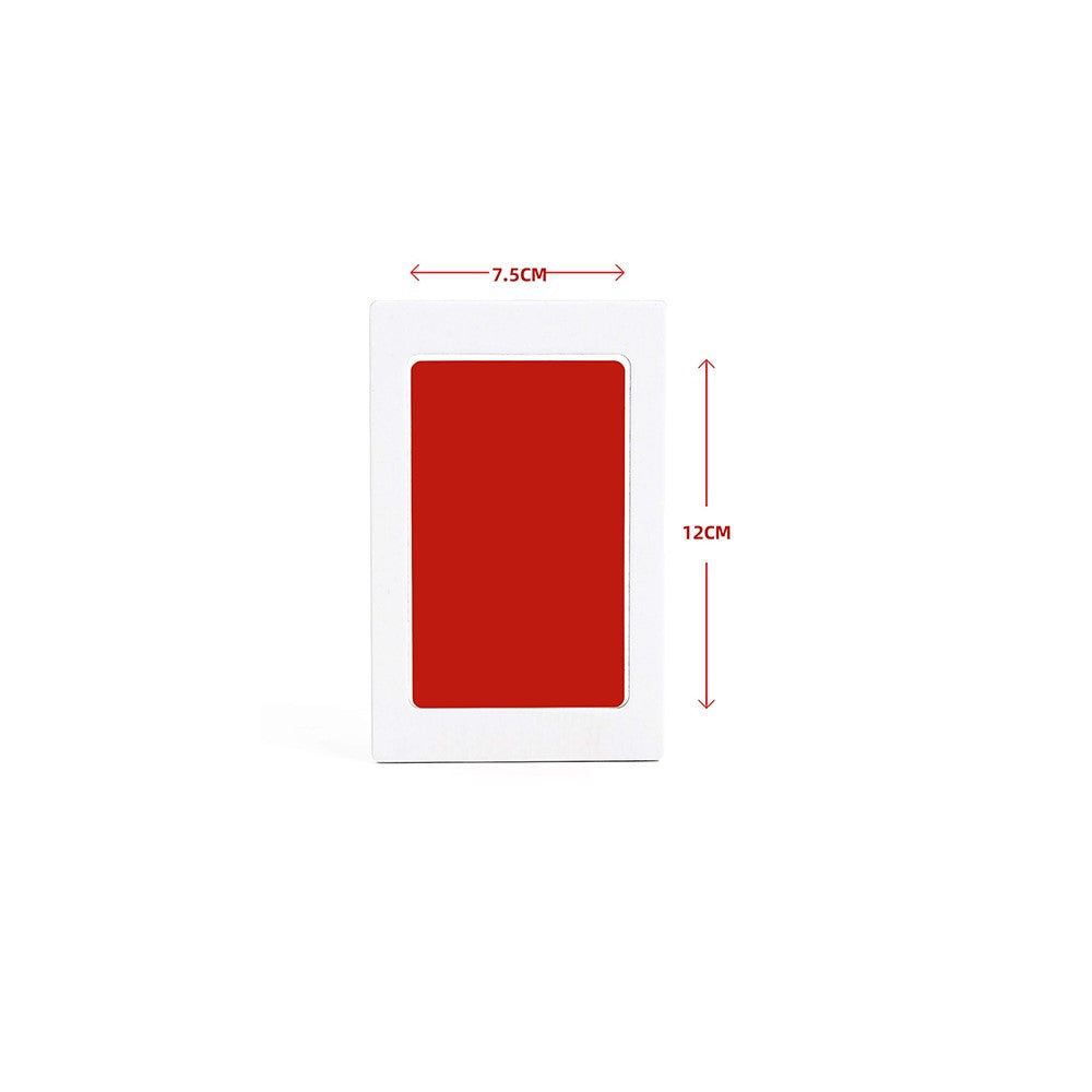 MOLOO-Baby-handafdruk-en-voetafdruk-Fotolijstje-Rood-Kraamcadeau