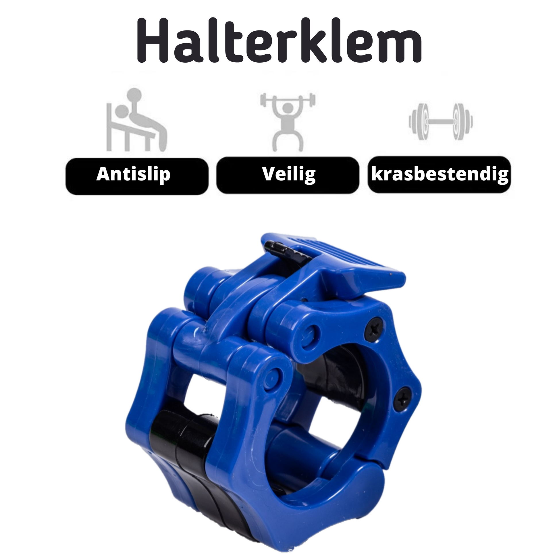 MOLOO-Barbell-Clips-Blauw-Haltersluiting-Halterklem-Barbell-Lock-Halter-Clips-50mm