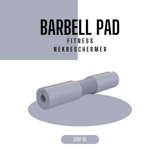 MOLOO-Barbell-Pad-Grijs-Fitness-Nekbeschermer-Halterstang-Squats-Hip-Thrust-Barpad