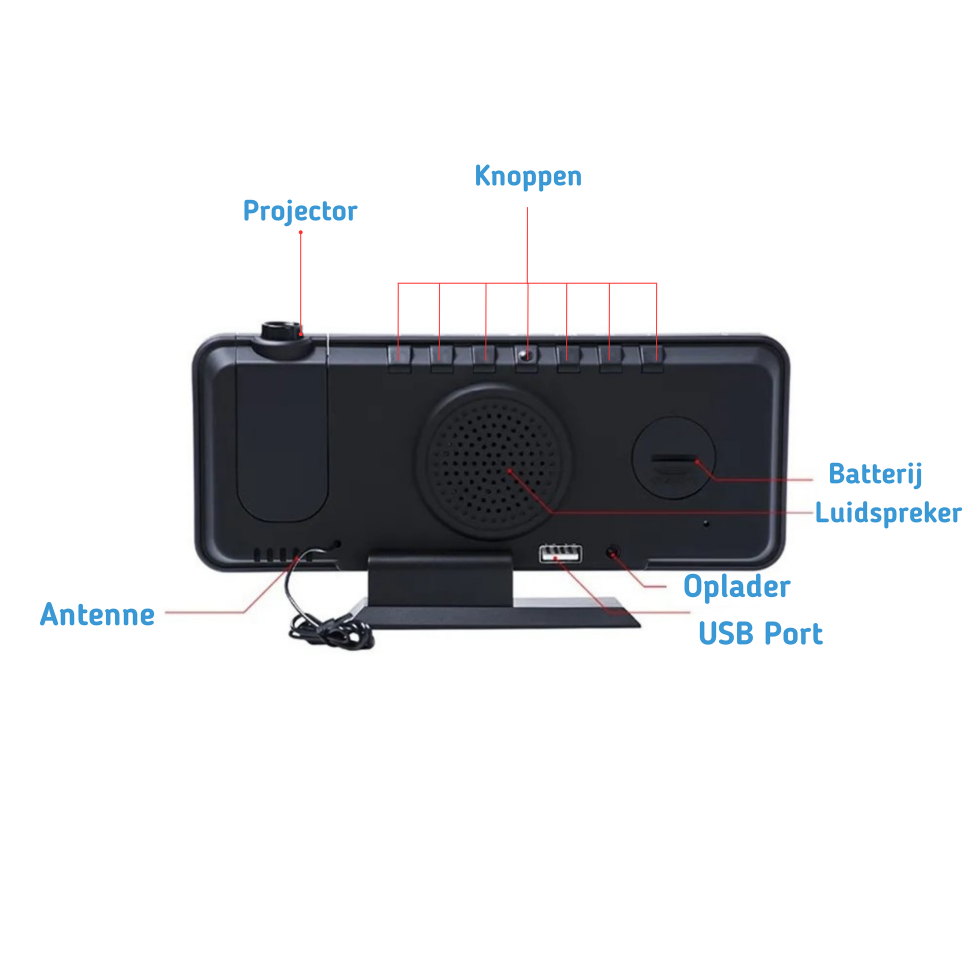      MOLOO-Digitale-Wekker-Met-Projectie-Klok-Zwart-Projectieklok