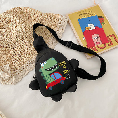 MOLOO-Dinosaurus-Kinder-Rugzak-Zwart-Rugtas-Kleutertas-Schooltas