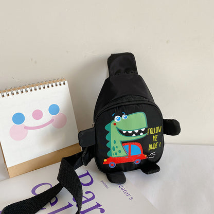 MOLOO-Dinosaurus-Kinder-Rugzak-Zwart-Rugtas-Kleutertas-Schooltas