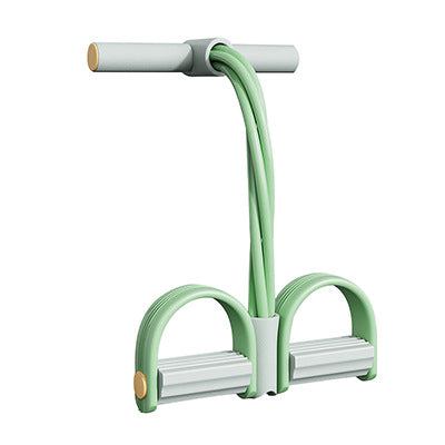 MOLOO-Elastische-Buikspiertrainers-Groen-Grijs-Yoga-Band-Ab-Trainer
