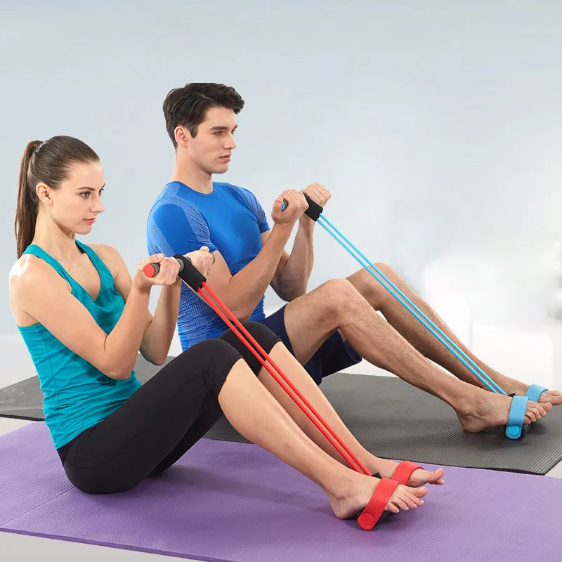 MOLOO-Elastische-Buikspiertrainers-Rood-Yoga-Band-Ab-Trainer