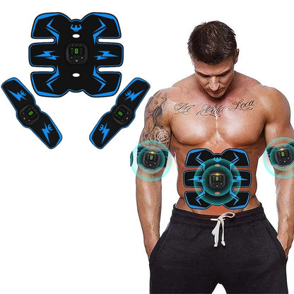 MOLOO-Elektrische-Buikspieren-Trainer-Set-Blauw-Sixpack-Buiktrainer