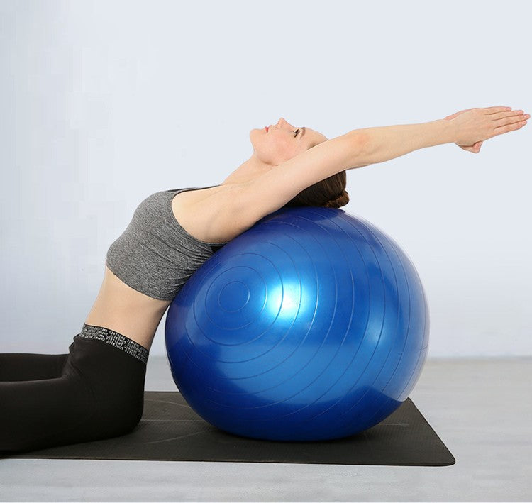 MOLOO-Fitness-Bal-Met-Gratis-Pomp-Blauw-Pilates-Bal-Yoga-Bal-Zwangerschapsbal