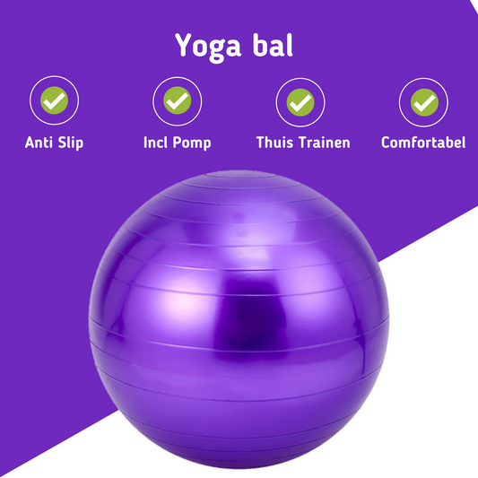MOLOO-Fitness-Bal-Met-Gratis-Pomp-Paars-Pilates-Bal-Yoga-Bal-Zwangerschapsbal