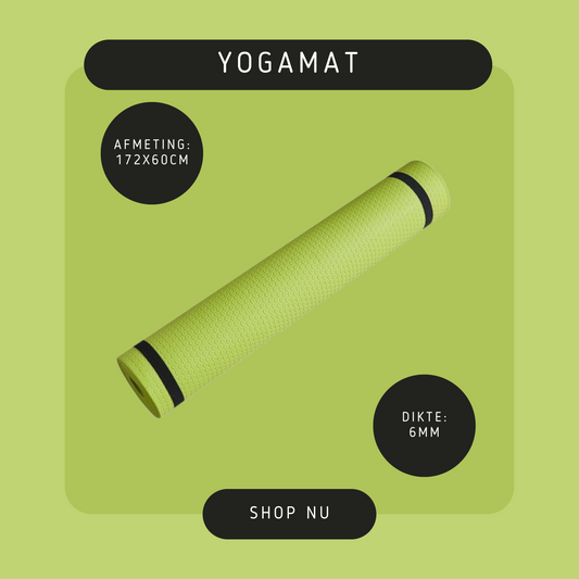 MOLOO-Fitnessmat-Groen-Yogamat-Gym-Workout-Sportmat-Fitness-Mat-172x60cm