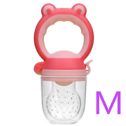 MOLOO-Fruitspeen-Baby-Bijtring-Rood-Fopspeen-Fles
