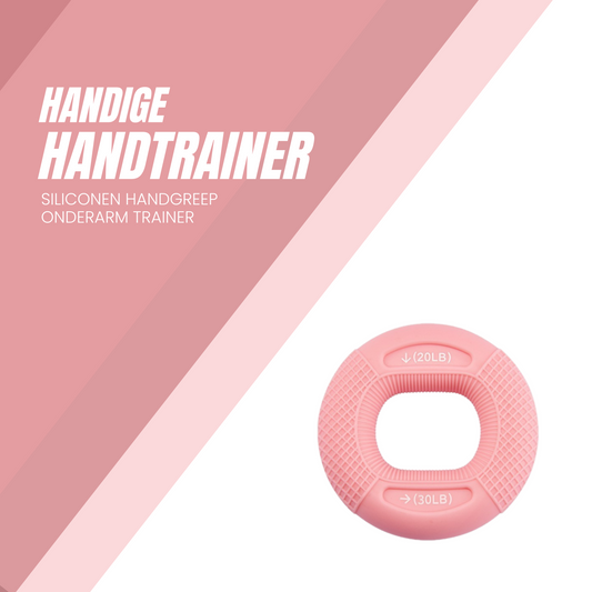 MOLOO-Handtrainer-Handgreep-Licht-Roze-Onderarm-Trainer-Siliconen-Ring-Spiertraining