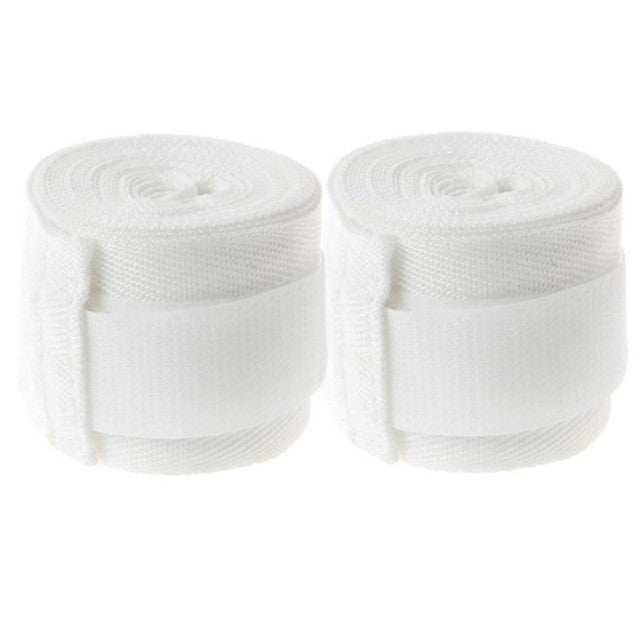MOLOO-Kick-Boksen-Bandage-Wit-MMA-Taekwondo-Hand-handschoenen-Wraps-Bokspads