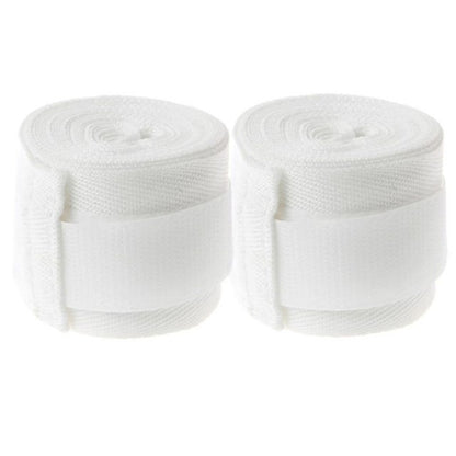MOLOO-Kick-Boksen-Bandage-Wit-MMA-Taekwondo-Hand-handschoenen-Wraps-Bokspads