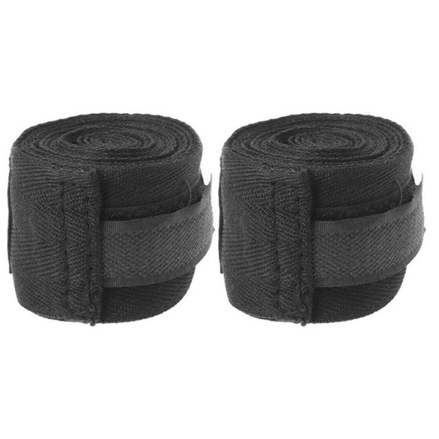 MOLOO-Kick-Boksen-Bandage-Zwart-MMA-Taekwondo-Hand-handschoenen-Wraps-Bokspads