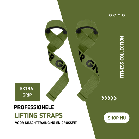 MOLOO-Lifting-Straps-Groen-Deadlift-Straps-Fitness-Accessoires