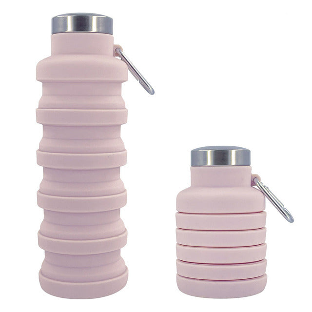MOLOO-Opvouwbare-Drinkfles-Roze-Waterfles-500-ML-Sportfles-Bidon