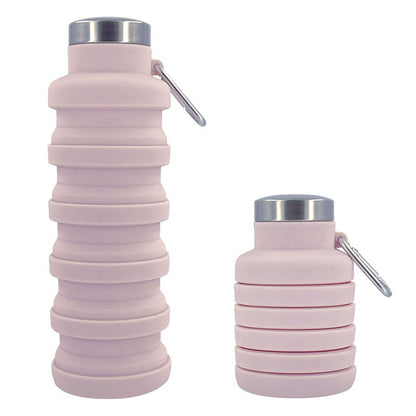 MOLOO-Opvouwbare-Drinkfles-Roze-Waterfles-500-ML-Sportfles-Bidon
