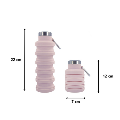 MOLOO-Opvouwbare-Drinkfles-Roze-Waterfles-500-ML-Sportfles-Bidon