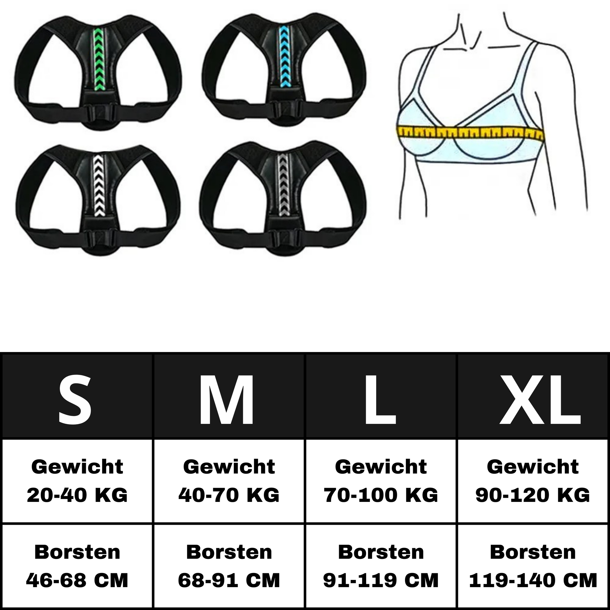 MOLOO-Postuur-Corrector-Blauw-S-Houding-Correctie-Medische-Houding-Corrector