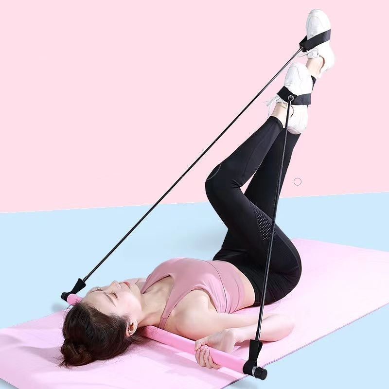 MOLOO-Resistance-Bar-Roze-Fitness-Elastiek-Pilates-Bar-Thuis-Sporten-Full-Body