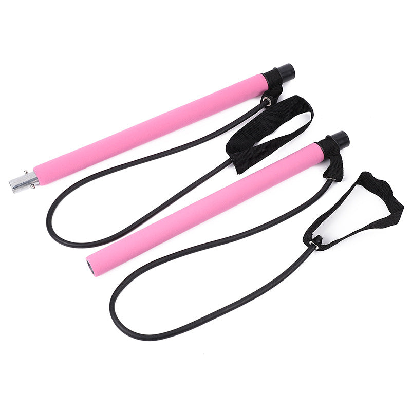 MOLOO-Resistance-Bar-Roze-Fitness-Elastiek-Pilates-Bar-Thuis-Sporten-Full-Body