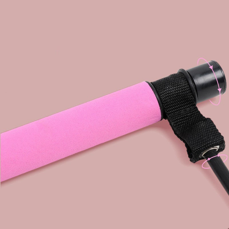 MOLOO-Resistance-Bar-Roze-Fitness-Elastiek-Pilates-Bar-Thuis-Sporten-Full-Body