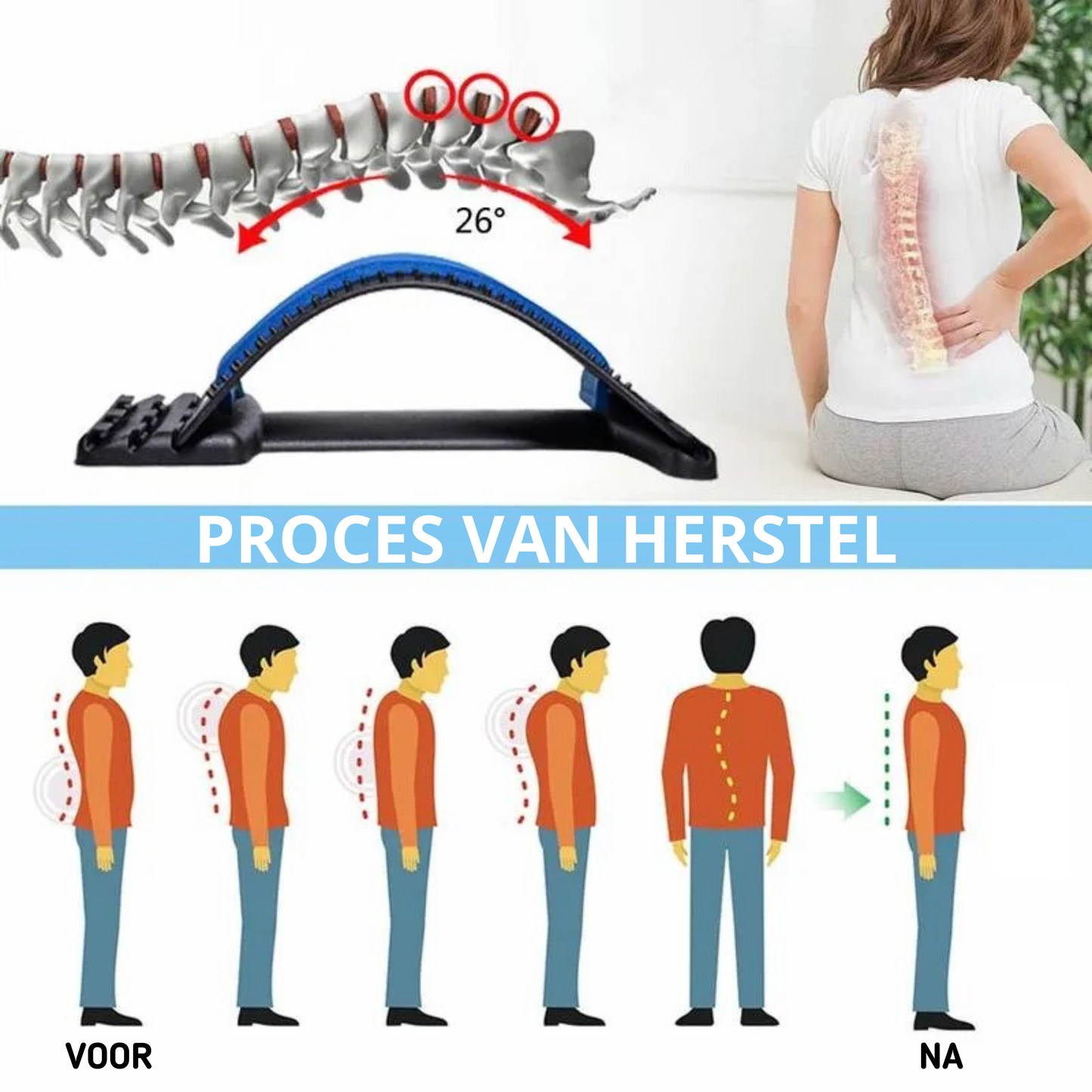 MOLOO-Rugstretcher-Roze-Backstretcher-Rugmat-Accupuntuur