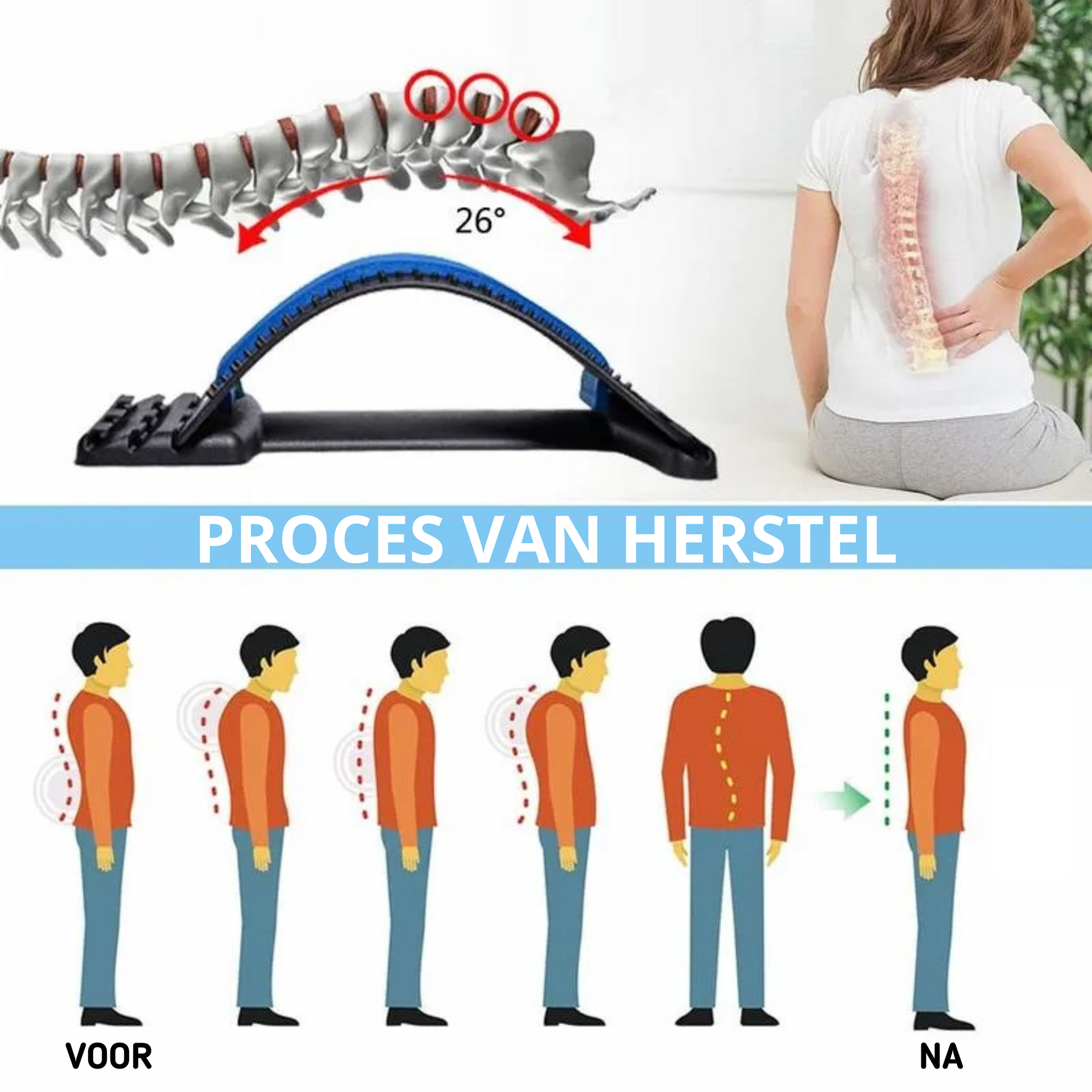 MOLOO-Rugstretcher-Roze-Backstretcher-Rugmat-Accupuntuur