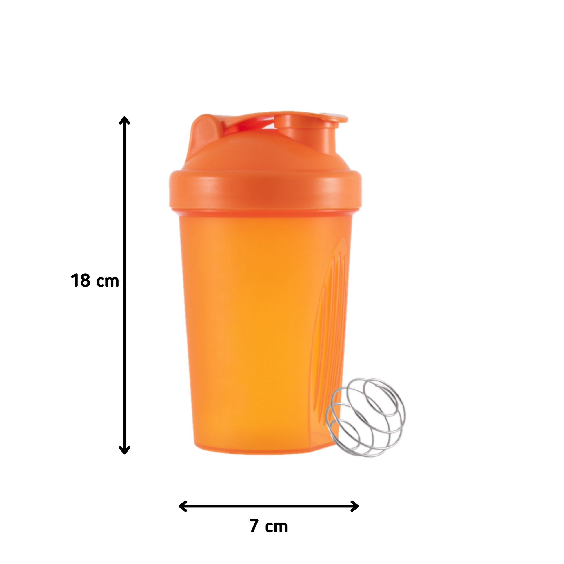 MOLOO-Shakebeker-Oranje-Proteine-Beker-Waterfles-Drinkfles-Sportbeker-400ml