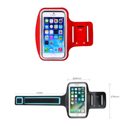     MOLOO-Universele-Smartphone-Armband-Rood-Hardloopband-Sportarmbanden-Reflecteren