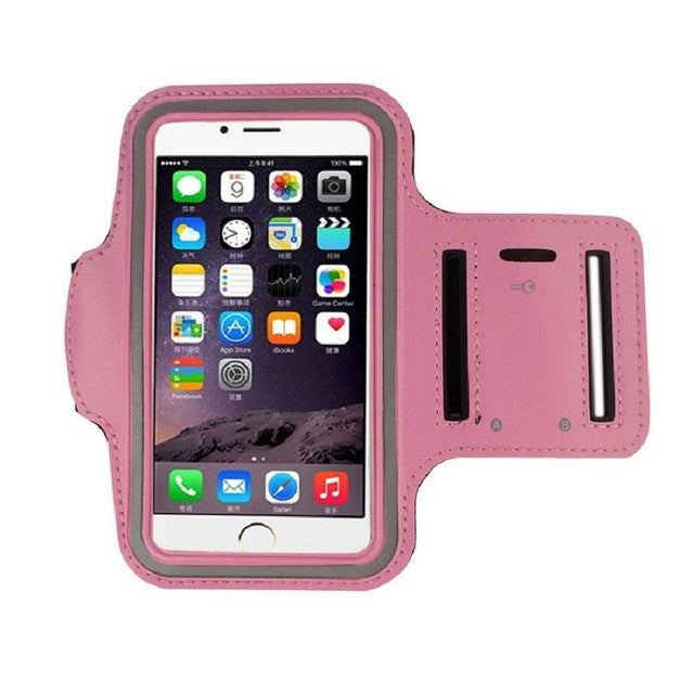      MOLOO-Universele-Smartphone-Armband-Roze-Hardloopband-Sportarmbanden-Reflecterend