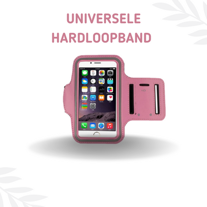      MOLOO-Universele-Smartphone-Armband-Roze-Hardloopband-Sportarmbanden-Reflecterend