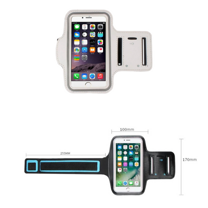 MOLOO-Universele-Smartphone-Armband-Wit-Hardloopband-Sportarmbanden-Reflecterend