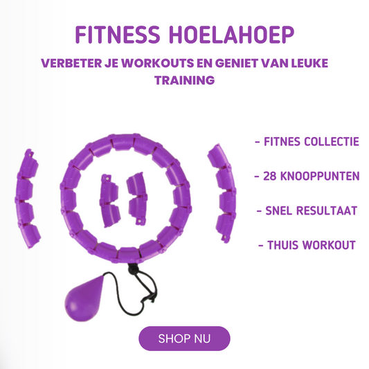 MOLOO-Verstelbare-Fitness-Hoelahoep-Met-Gewicht-Paars-Sport-Hoepel-28-Punten