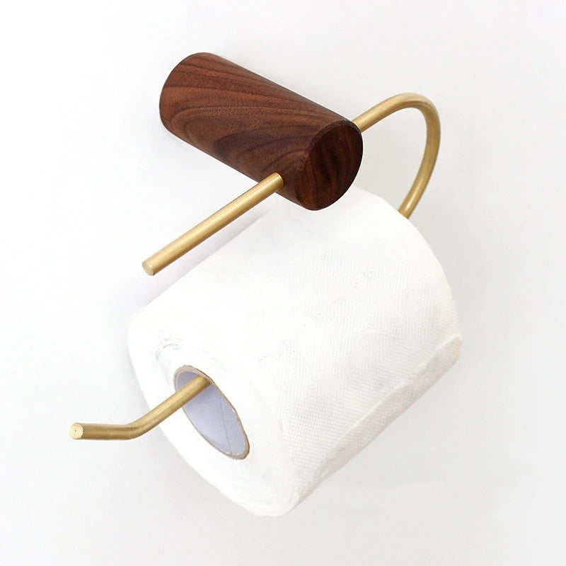 MOLOO-WC-rolhouder-Walnoothout-Luxe-Toiletrolhouder-Goud-Badkamer-Accessoires