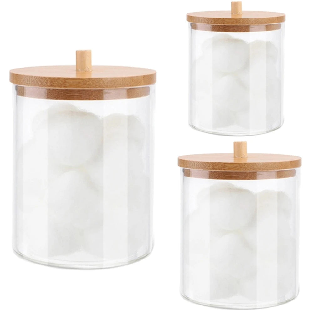 MOLOO-Wattenstaafje-Bamboe-Badkamer-Organiser-Houder-Acryl-Badkamer-Accessoires