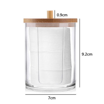 MOLOO-Wattenstaafje-Bamboe-Badkamer-Organiser-Houder-Acryl-Badkamer-Accessoires