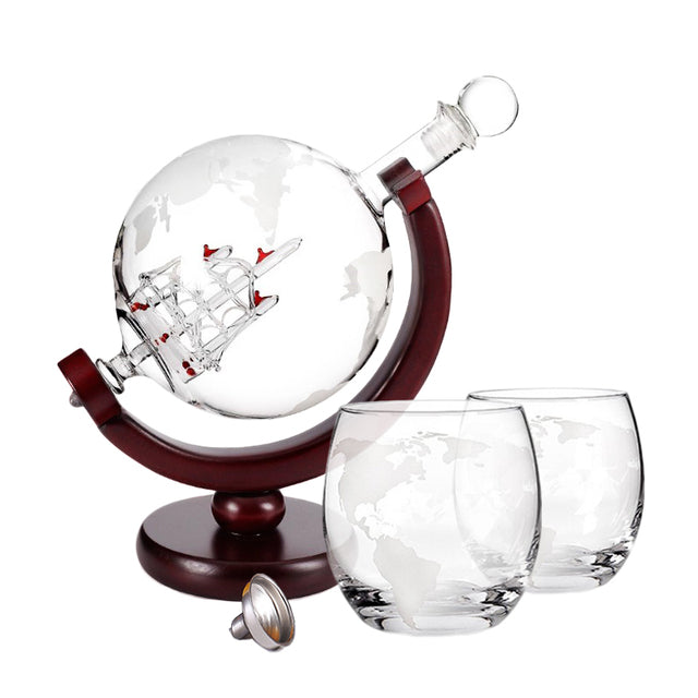 MOLOO-Whiskey-Globe-Decanter-Set-Luxe-Wereldbol-Whiskey-Karaf-900-ML